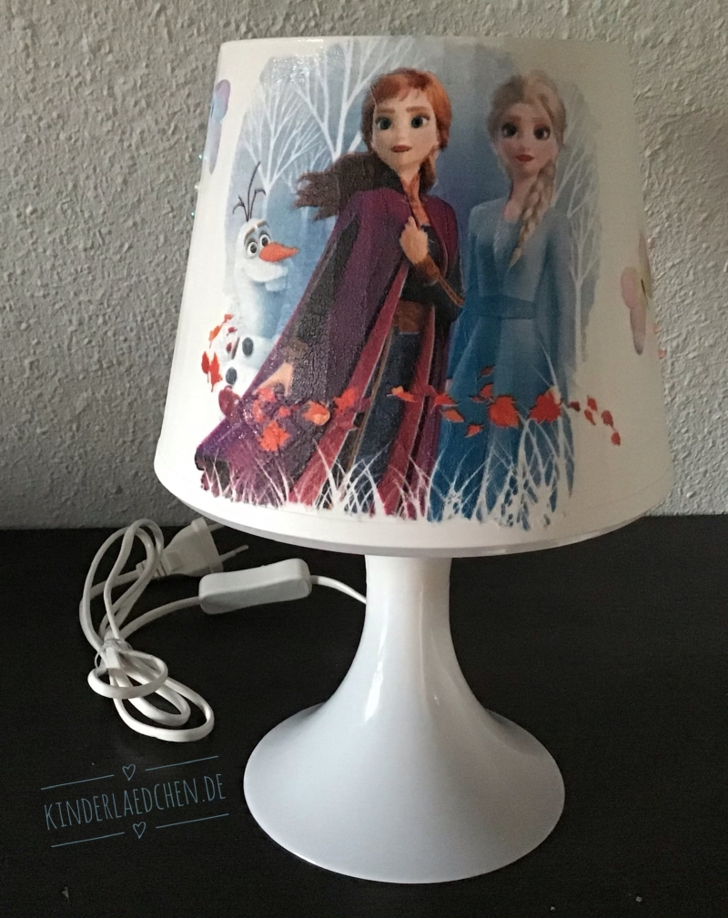  - Nachttischlampe Kinderlampe  Lampe Baby - Anna und Elsa 3