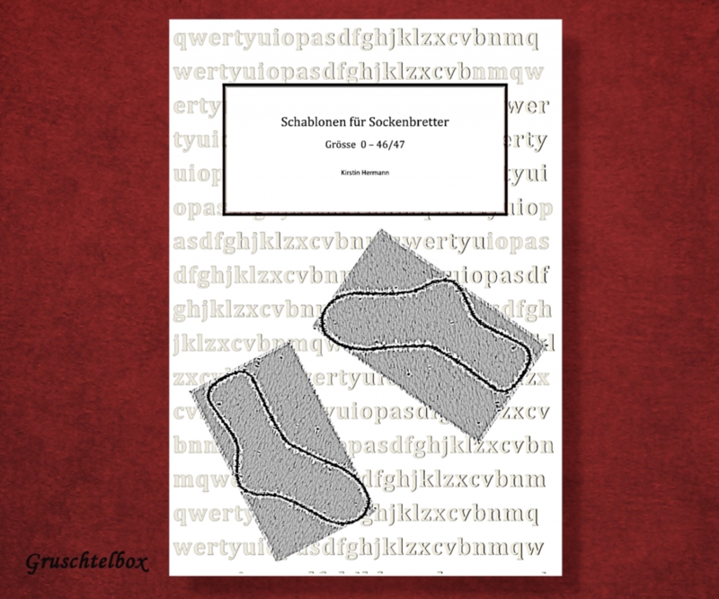  - Schablonen für Sockenbretter zum Herstellen von Maßschablonen für Socken, PDF Datei