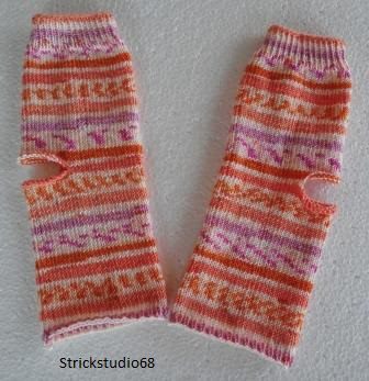 - Yoga-Socken  Gr.36/37 - handgestrickt - dünnes Garn -  auch für Wollallergiker geeignet 