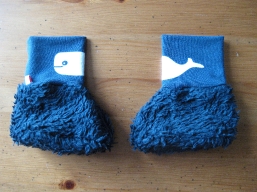 Bio Baby Schuhe Wale blau