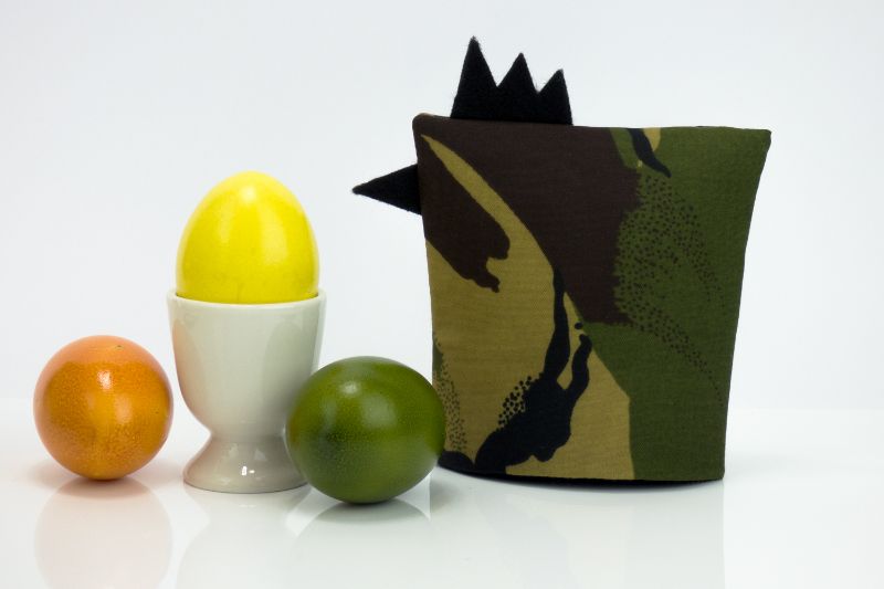  - Eierwärmer GEFREITER ★ Schwarz ★ Camouflage Flecktarn ♡ auch eine tolle Dekoration ♡ nicht nur für Ostern