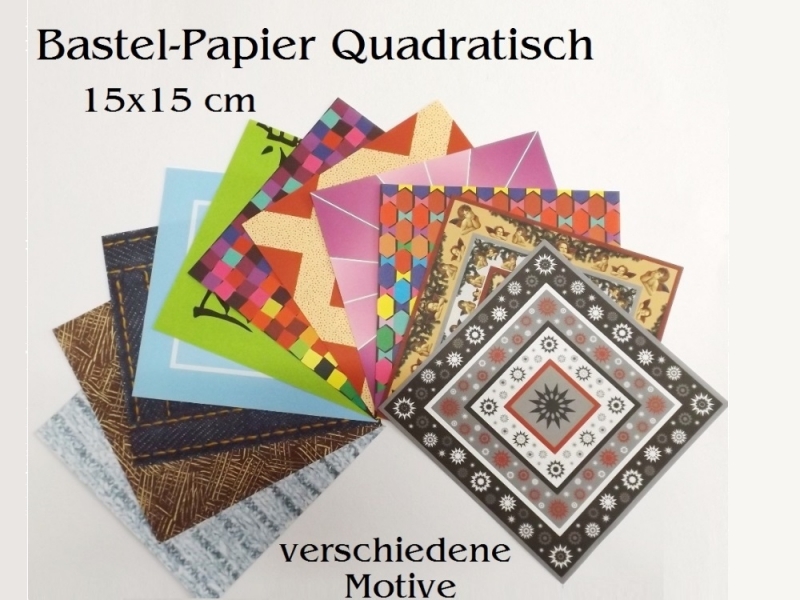 Faltpapier für Basketta-Sterne Origami-Papier Weihnachten Winter  Schneeflocken Bastel-Papier