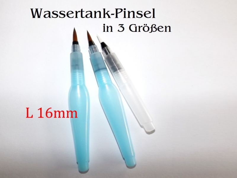 Wassertank-Pinsel Aquarell-Pinsel, Wasserpinsel, Water-Brush-Pen befüllbar,