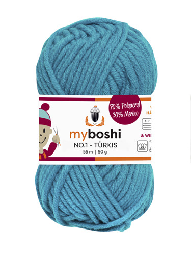 My Boshi No 1. - 50g Türkis 152 Lieblingsfarben - Wolle kaufen