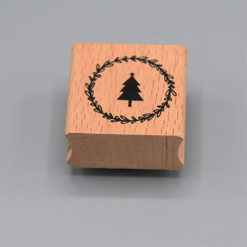 Weihnachtlicher Stempel Tannenbaum Plus Gratis Karte Von Grusskarten Design Kostenloser Versand