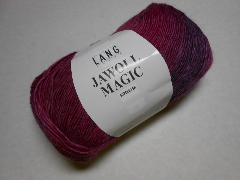 Sockenwolle Lang Yarns Jawoll Magic 4-fach in wunderschönen Beerentönen