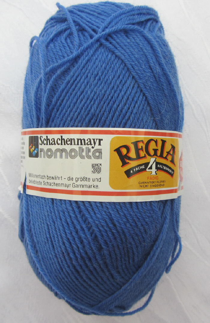Wolle Regia in der Farbe Blau (Grundpreis 100 g/2,00 €) von Schachenmayr  zum Häkeln und Stricken kaufen