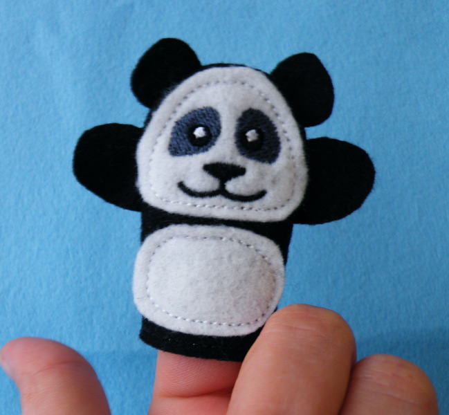  - Fingerpuppe Panda