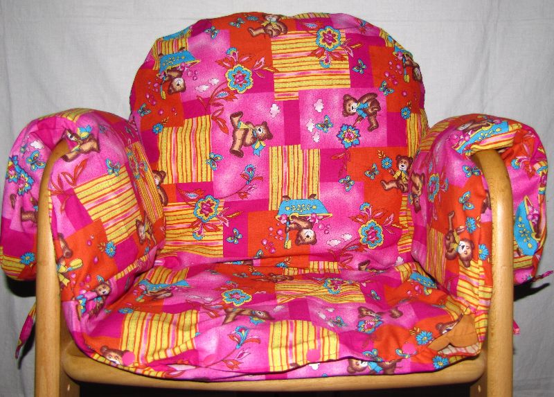  - Sitzverkleinerer für Herlag /Geuther - Teddy pink orange inkl. Polster