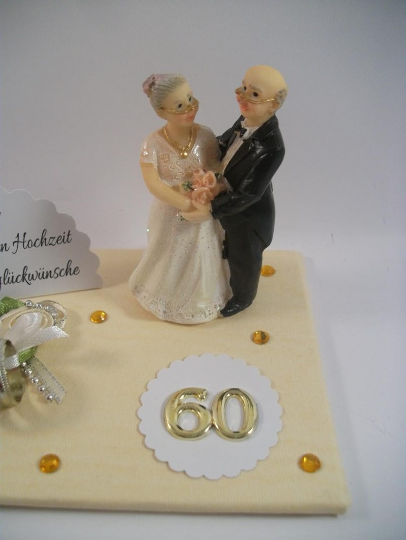Geldgeschenk Diamantene Hochzeit, 60, Ehejubiläum