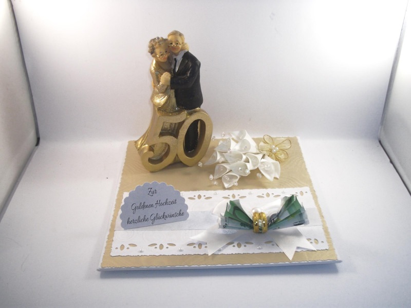  - Geldgeschenk Goldene Hochzeit, 50 Jahre, lange Ehe, Ehejubiläum 