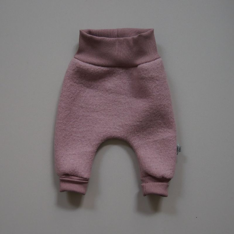 - puder rosa  Wollwalk Hose Baggy für Baby und Kind Pumphöschen von zimtbienchen     