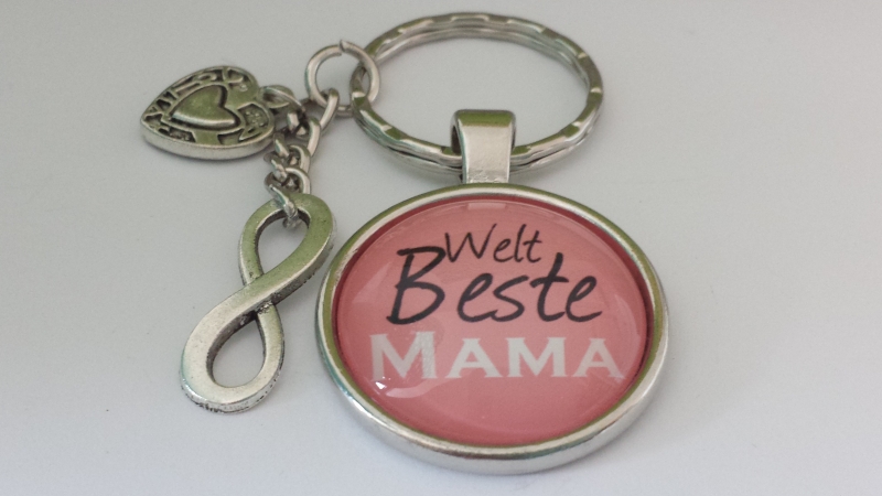 Beste Mama Schlüsselanhänger Liebe handgefertigt Geschenk liebste Mutter  Mama Geburtstag Danke Muttertagsgeschenk