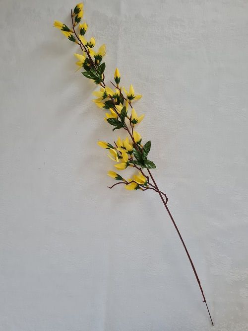  - Häkelblumenstiel Forsythie, Länge ca. 50 cm