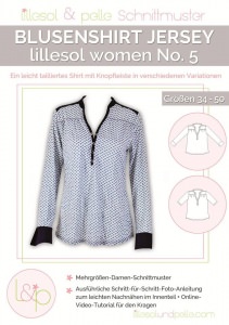 No.5 Blusenshirt Jersey Lillesol&Pelle