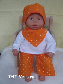4 tlg. Set - Puppenmode für Baby Puppen ca. 36 cm *1215a*  
