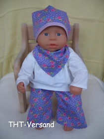 4 tlg. Set - Puppenmode für Baby Puppen ca. 36 cm *101*   