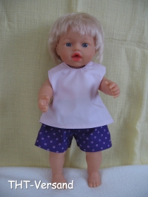 Puppenmode Sommer für Baby Puppen ca. 32 cm *606a*  