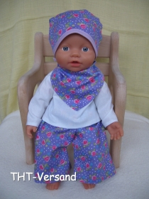 4 tlg. Set - Puppenmode für Baby Puppen ca. 32 cm *203a*    