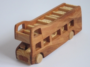 Londoner Bus London Bus Bus Doppeldecker Sigtseeing Modellbus Holz  - Handarbeit kaufen