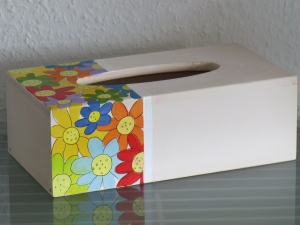Kosmetikbox Kosmetiktücherbox Spender Tuchbox Holz Tücherbox Taschentuchbox   - Handarbeit kaufen