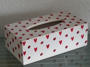 Kosmetikbox Kosmetiktücherbox Spender Tuchbox Holz Tücherbox Taschentuchbox  - Handarbeit kaufen