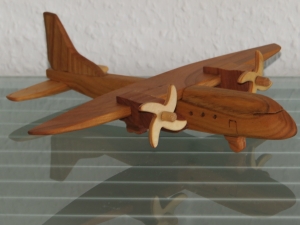 Flugzeug Flieger Modellflugzeug Oldtimer Passagierflugzeug Modell - Handarbeit kaufen