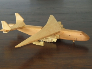 Frachtflugzeug Transportflugzeug Flugzeug Jumbo Jet Modellflugzeug Modell sehr groß - Handarbeit kaufen