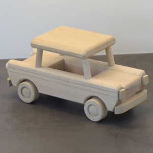 PKW Auto Kleinwagen Oldtimer Modellauto Holz selten sehr groß Handarbeit - Handarbeit kaufen