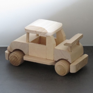 PKW Auto Kleinwagen Oldtimer Modellauto Holz selten sehr groß Handarbeit (Kopie id: 100328527) - Handarbeit kaufen