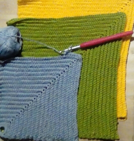 Handgehäkelter Topflappen aus reiner Baumwolle, Qualitätsgarn, Farbe: Flieder (Kopie id: 100197673) (Kopie id: 100211604) (Kopie id: 100211605)