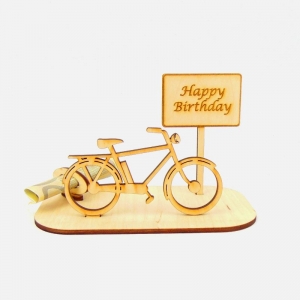 Geldgeschenk Herren, E-Fahrrad Herren, Geschenk E-Bike, Geschenk für Biker, -K24- Happy Birthday - Handarbeit kaufen