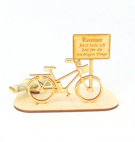 Geldgeschenk Damen, E-Fahrrad Damen, Geschenk Ebike, Geschenk für Biker, -K24- Rentner- Jetzt habe ich Zeit