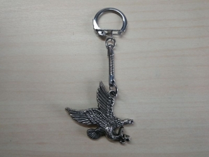 Schlüsselanhänger Vintage mit Adler, personalisierbar - Handarbeit kaufen