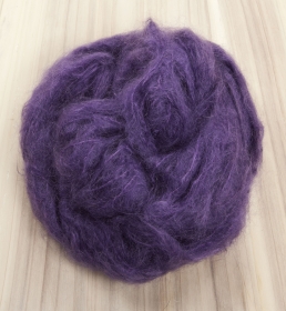 Mohairwolle violett