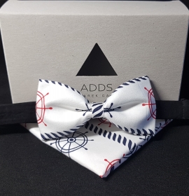 Set Fliege und Einstecktuch bow tie and handkerchief - Adds for Gents