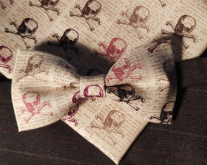 Set Fliege und Einstecktuch bow tie and handkerchie - Adds for Gents