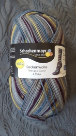 100g Sockenwolle von Schachenmayr Colorgarn *Teenage Color*, 4-fädig - Handarbeit kaufen
