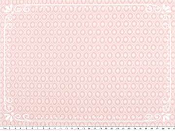  Wunderschöner Mathildas Welt - Baumwoll-Stoff - Kleine Ovale in rosa