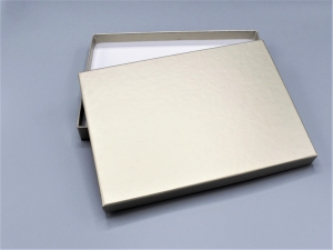 Geschenkbox/Fotobox/Schachtel ☆ Artoz PURE Box A5 ☆ sand glow aus Pappe inkl. Versand plus 1 Gratis-Karte von GRUSSKARTEN.DESIGN