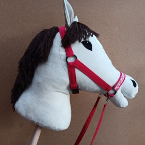 Hobby Horse Steckenpferd in Beige mit brauner Mähne
