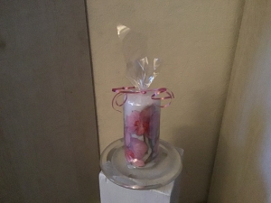 Kerze  ♥ Einzigartig♥ Geschenk ♥ upcycling ♥ Unikat  - Blumen Rose - Handarbeit kaufen