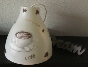 Küchenlampe ♥ Deckenlampe ♥️ Einzigartig ♥️ Geschenk ♥ Vintage ♥  Unikat - Café  - Handarbeit kaufen