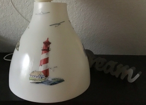 Badlampe ♥ Deckenlampe ♥️ Einzigartig ♥️ Geschenk ♥ Vintage ♥ Unikat - Maritim - Handarbeit kaufen