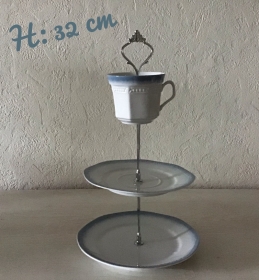 Etagere ♥ Porzellan  ♥️ Oma ´s Geschirr  ♥ upcycling ♥ Neu  Unikate -  Kaffeetasse - Handarbeit kaufen