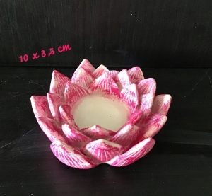 Kerzenhalter  ♥️ Beton ♥️ Geschenk  ♥️ Einzigartig ♥ Unikat -  Lotusblüte - Handarbeit kaufen