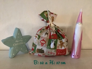 Nikolausbeutel ❤️ Weihnachtsbeutel ❤️ Geschenksäckchen  ❤️Unikat - Kalender - Handarbeit kaufen