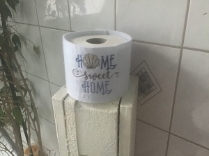  ToilettenpapierBanderole ❤️ KlopapierBanderole ❤️ Maritim ❤️ Geschenk ❤️ Unikat - Home sweet Home
