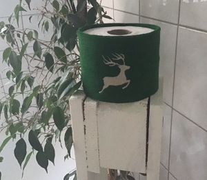  ToilettenpapierBanderole ❤️ KlopapierBanderole ❤️ Hirsch Motiven ❤️ Geschenk  ❤️ Unikat - Hirsch - Handarbeit kaufen