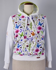 Damen Sweat Shirt mit Motive von der Blumenwiese paßt zum Herbst
